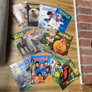 National Geographic World magazines 1991-1992 Lot Of 12 Magazines Kids Wildlife